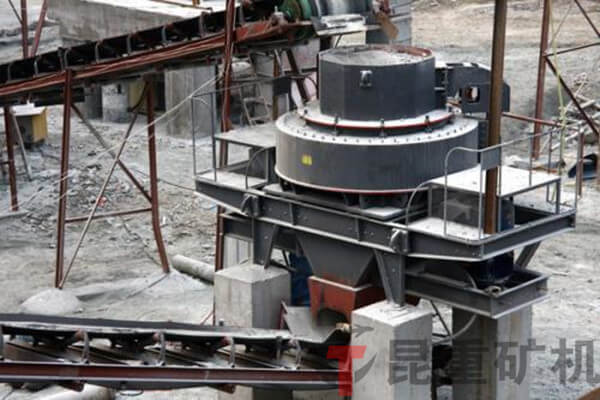 機(jī)制砂加工現(xiàn)場